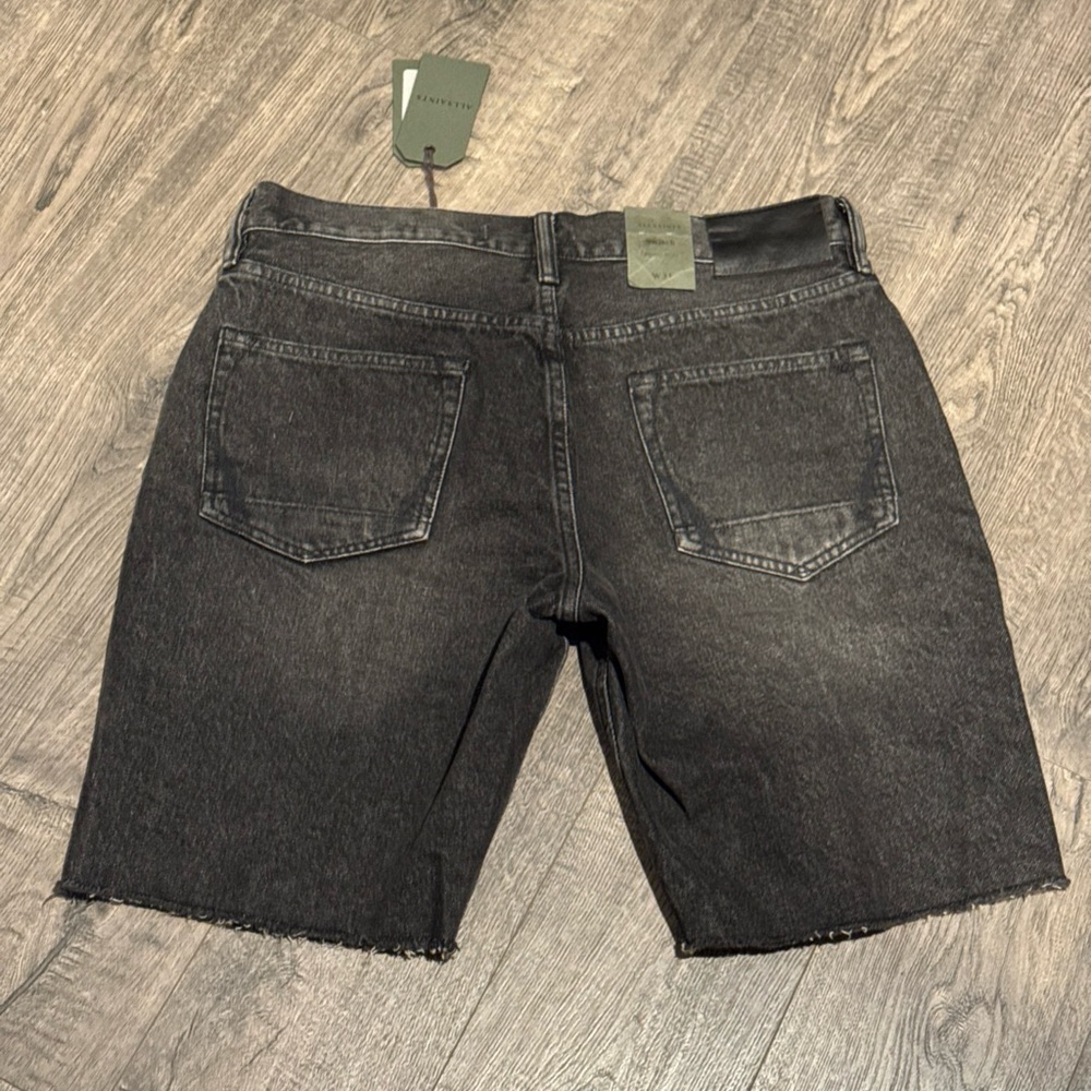 All Saints Switch Men’s Skinny Raw Hem Shorts New With Tags - Picture 4 of 6